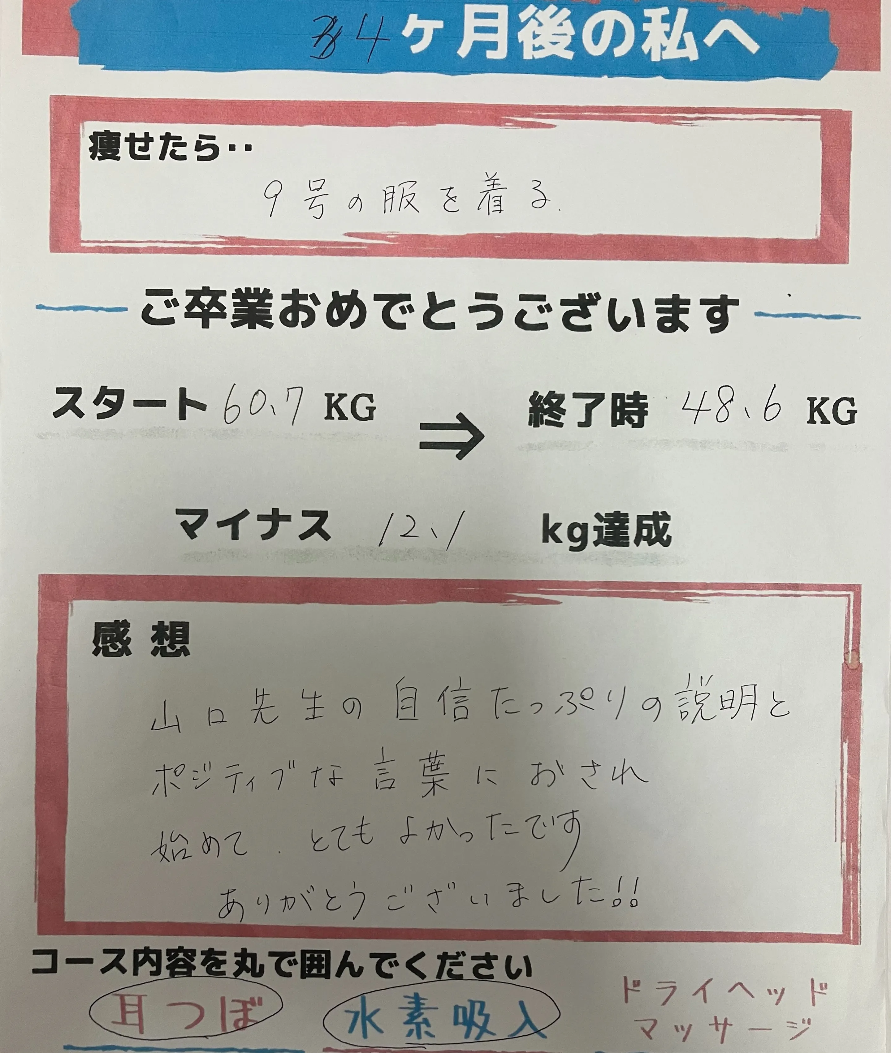 ご卒業おめでとうございます🎉