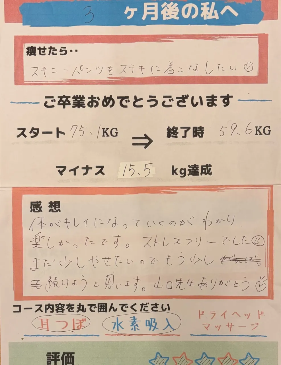 ご卒業おめでとうございます🎉